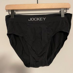 Jockey Formfit Lightweight Seamfree Brief Black Size XL